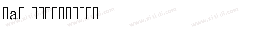 Bad Script字体转换